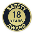 Safety Award Pin - 18 Year